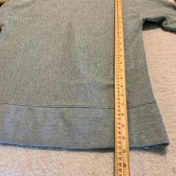 RBX Active Womens Light Blue Pin Striped Turtleneck Pullover Sweater Size Med - Picture 7 of 7